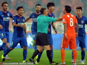 魯能舜天球員爆發沖突 王永珀怒推張曉彬8034539