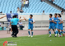 擊掌相慶，江蘇舜天與天津隊共展足球風采